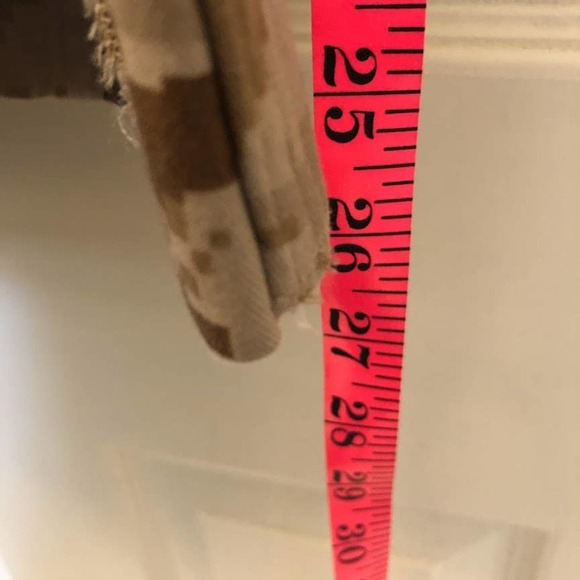 USMC Marine Corp Military Hunting Camo Shirt Jacket Button Down Med Long - Picture 16 of 17